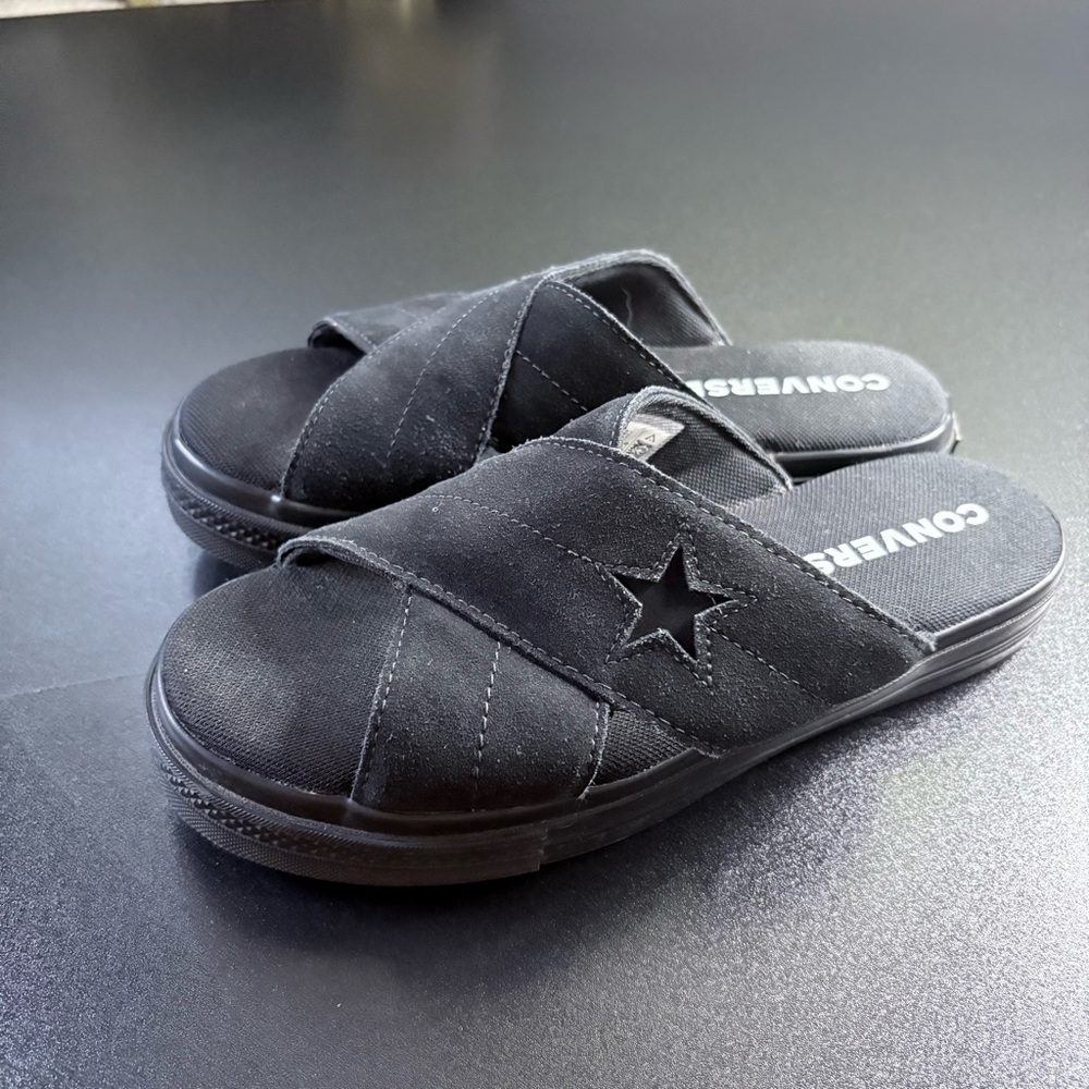 Converse Women's Black Star Sandals